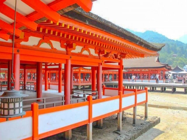 工事の終わった厳島神社！とってもきれいです☆