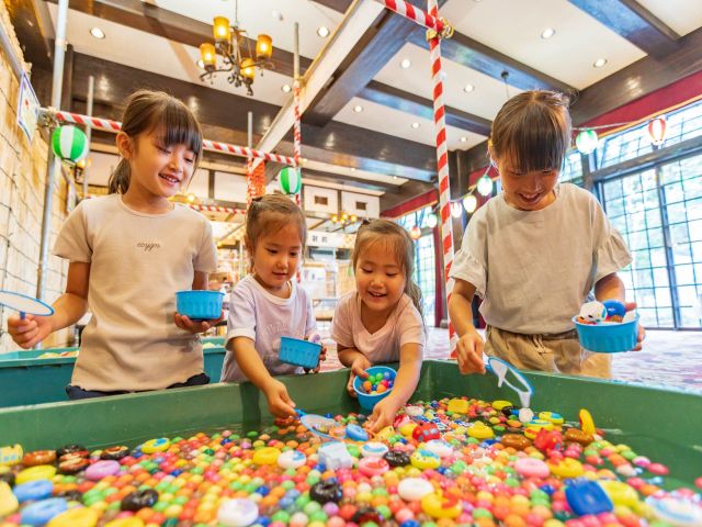 お子様連れのお客様が多いです！